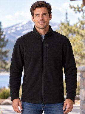 32 Degrees Men’s Full Zip Jacket Fleece Sherpa